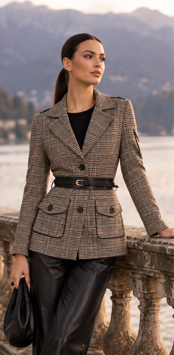Imogen Heritage Check Blazer