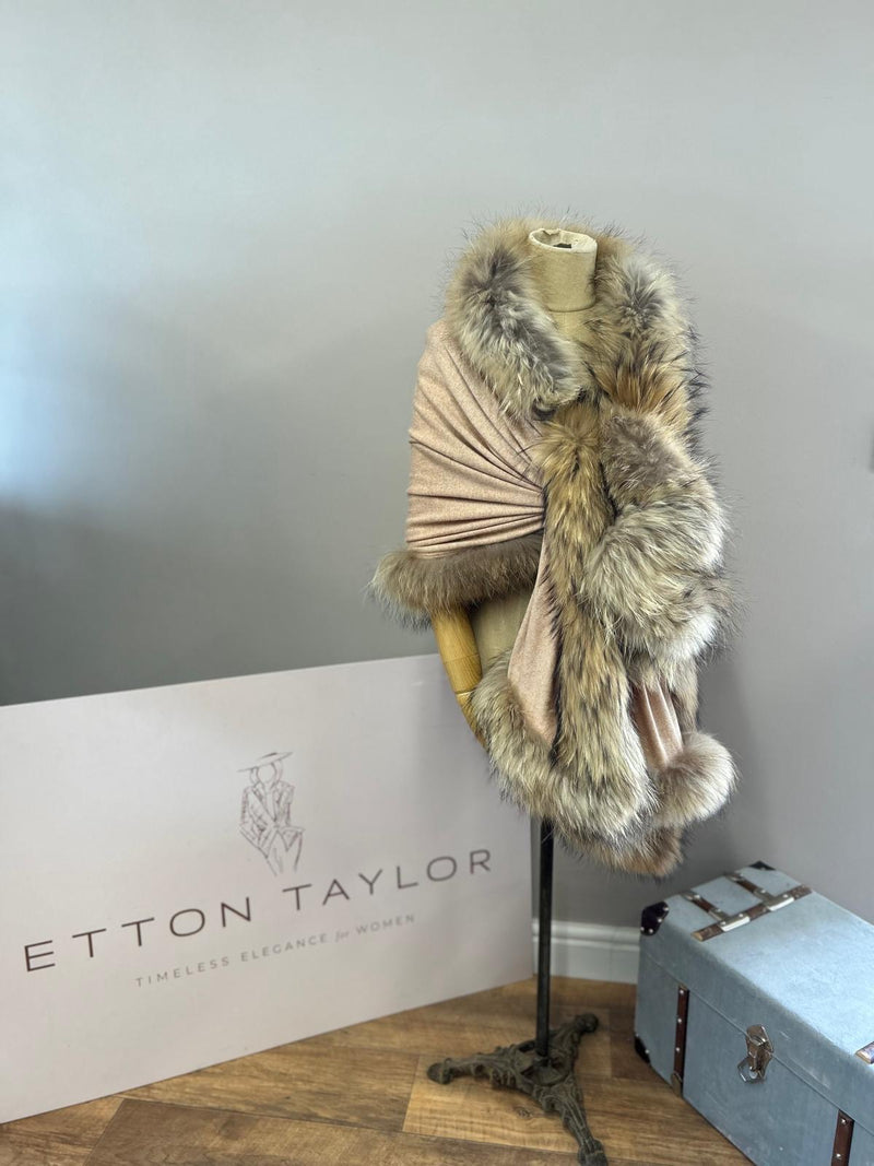 Camel  Marl Cashmere Wrap