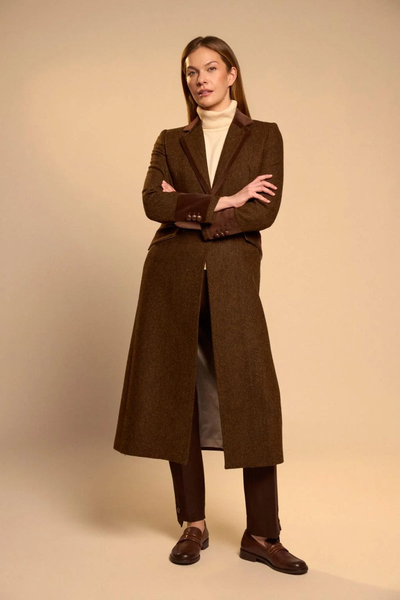 Bariloche Tarento 100% Wool Long Coat