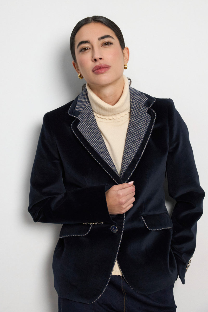 Bariloche Acro Navy Velvet Blazer