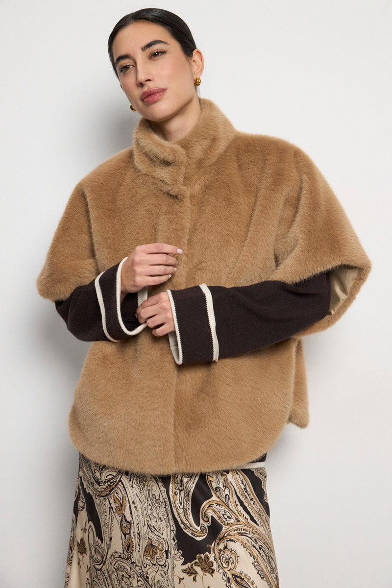 Bariloche Aris Camel Cape Jacket