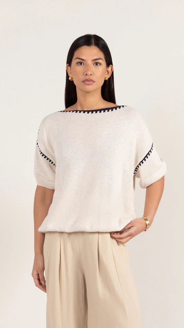 Billie Short Sleeve Cotton Knit