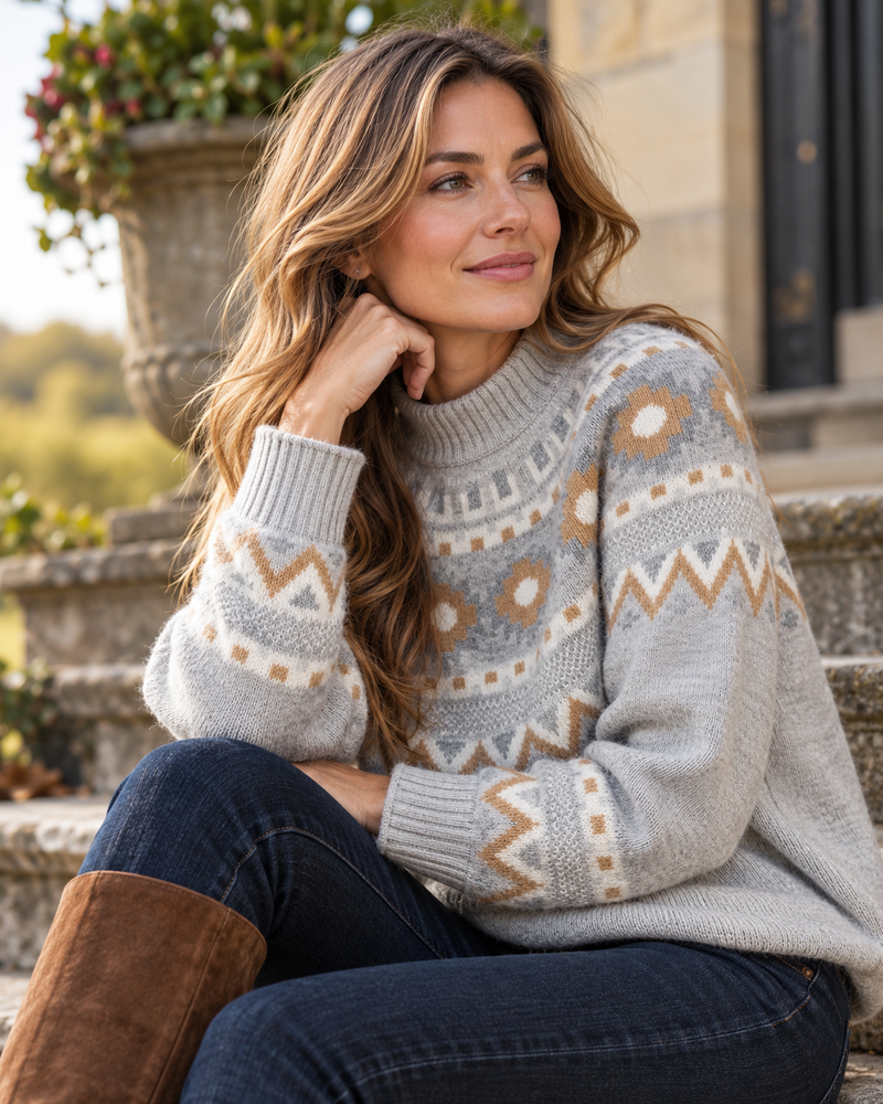 Heather Fair Isle Jumper