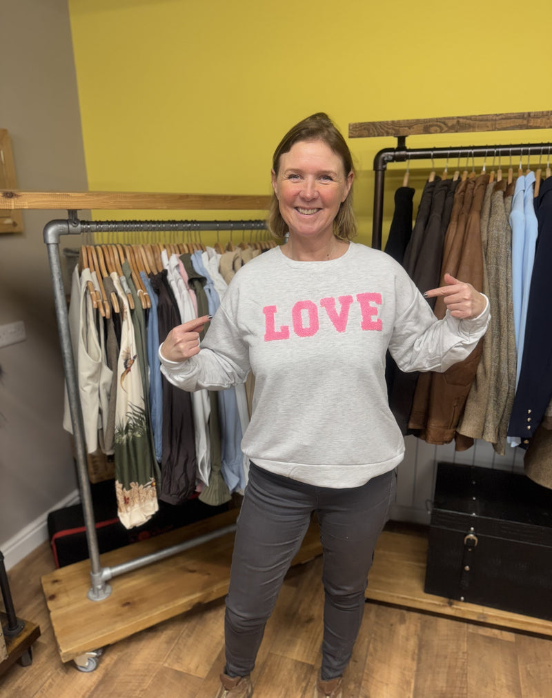 Cupid grey sweatshirt