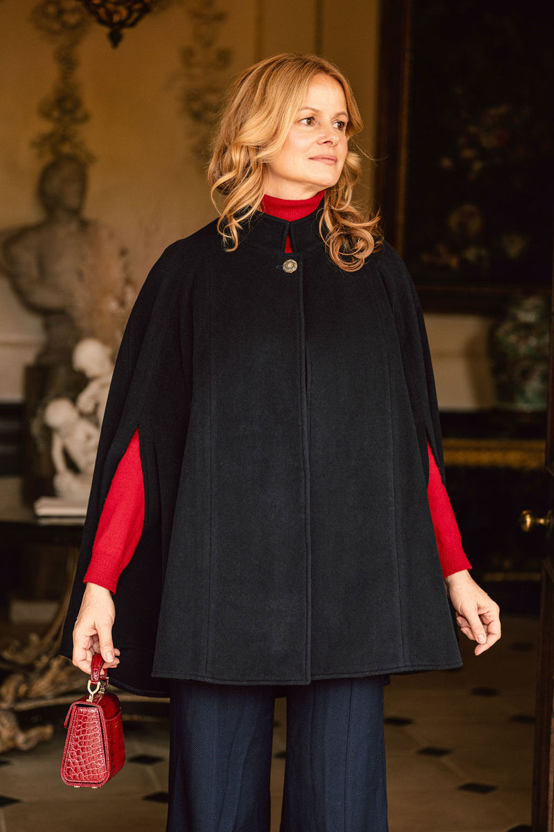 Pippa Wool Cashmere Cape