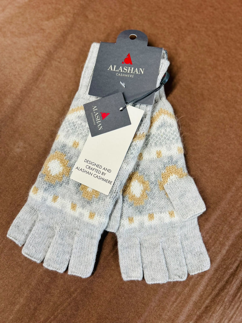 Fair Isle Fingerless Gloves