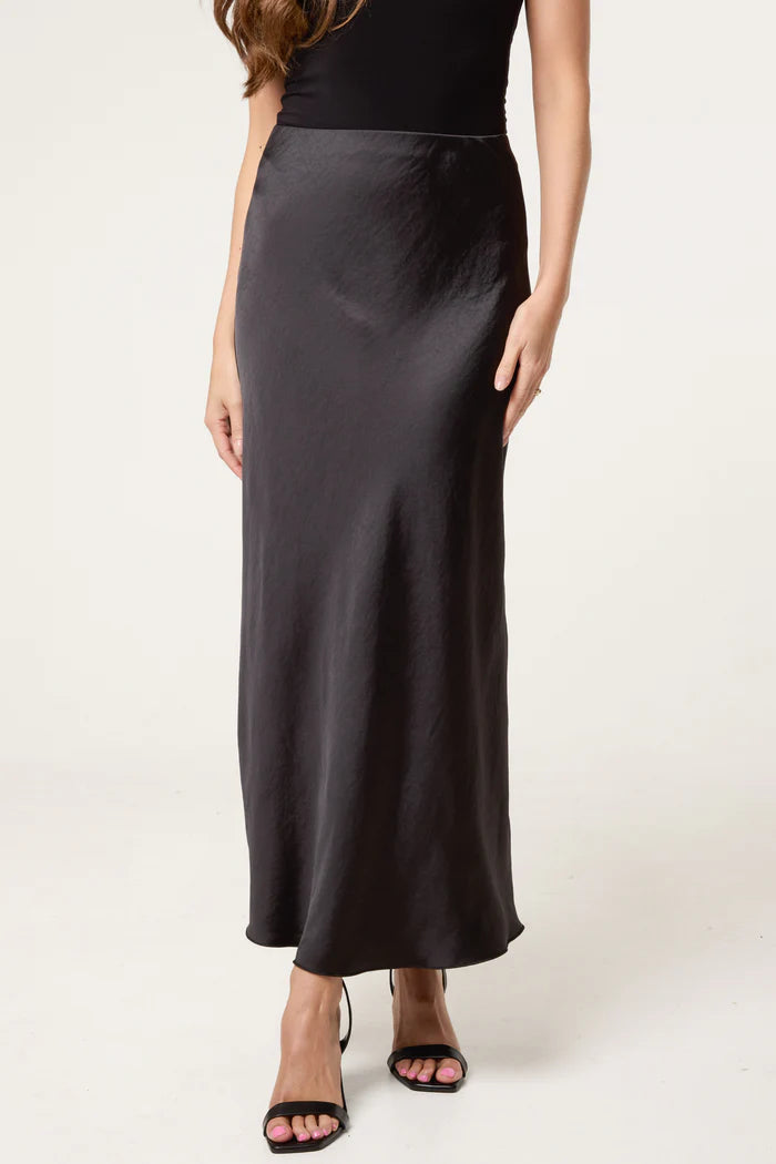 Florence Bias Cut Midi Skirt