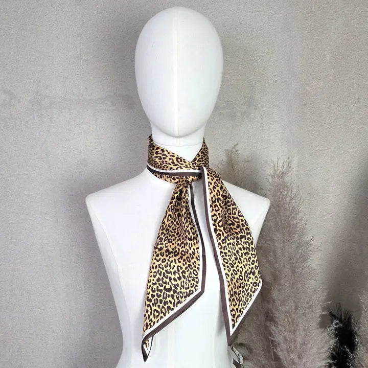 Leopard print scarf