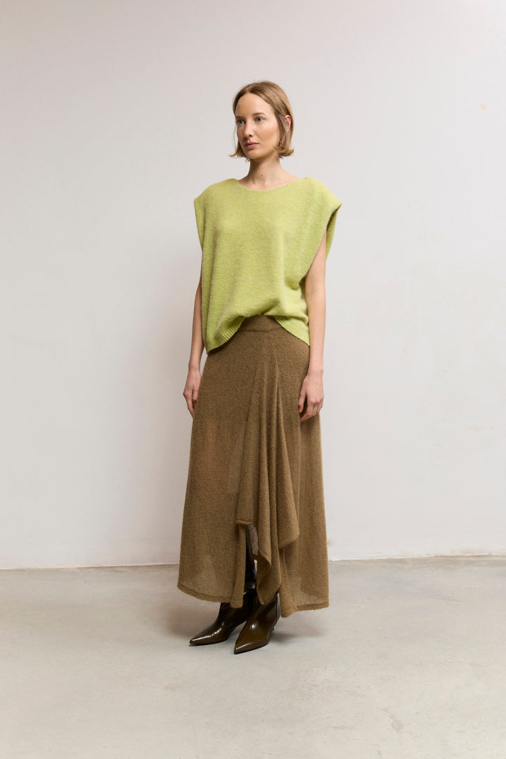 Montoto Oversized Alpaca Superfine Knit – Wild Lime