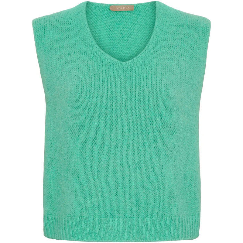 Rosa knitted vest - available in pink, stone and green