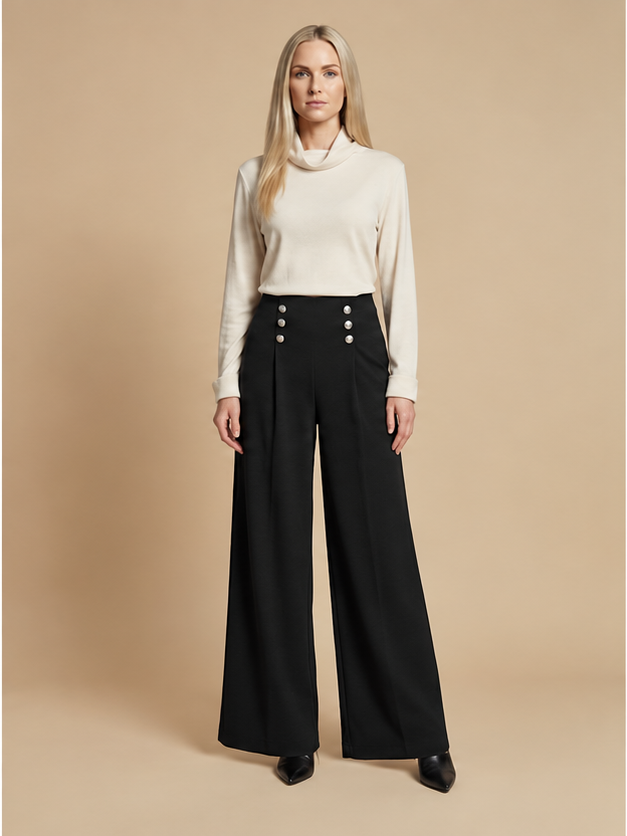 Elspeth Tailored Trousers – Black