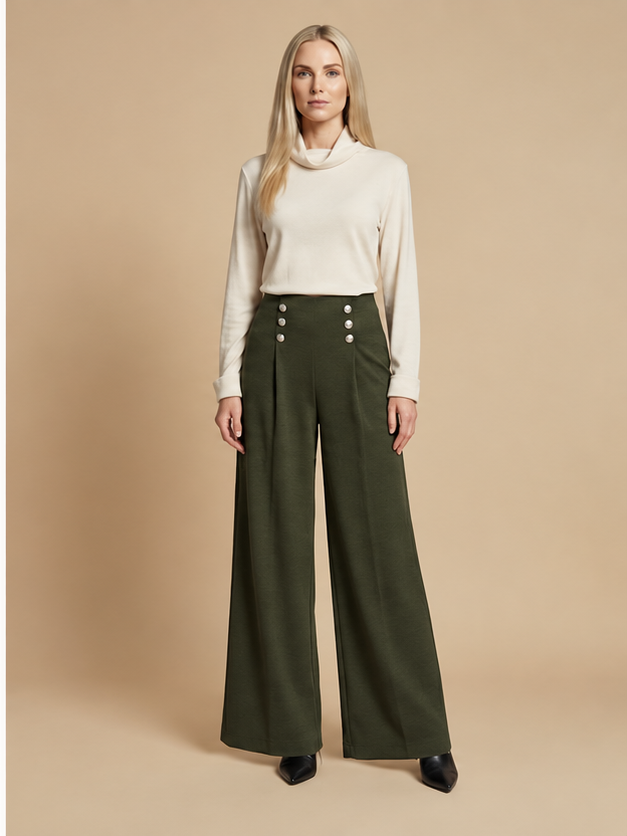 Elspeth Tailored Trousers – Green