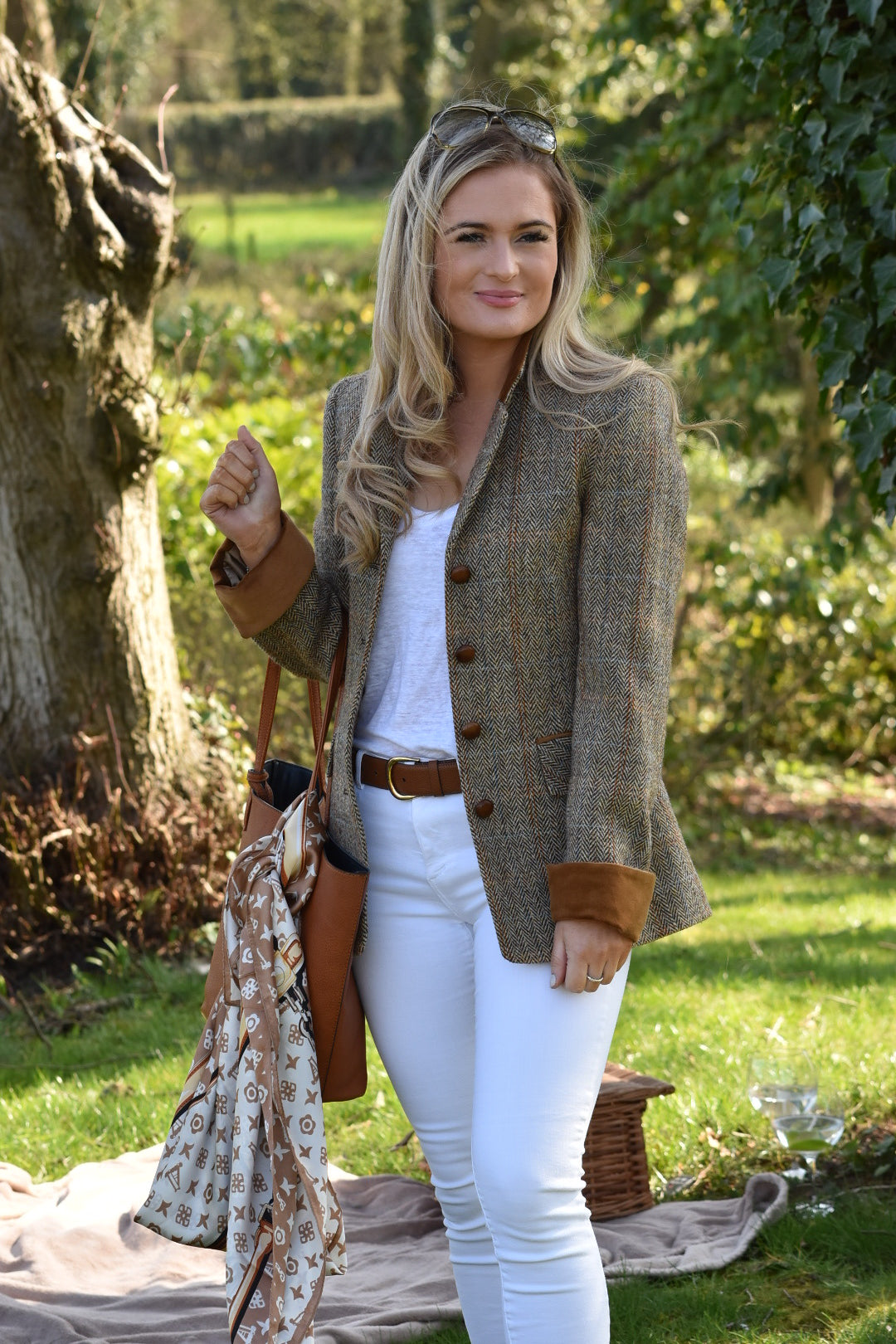 Catherine Tan Harris Tweed Jacket Etton Taylor Clothing